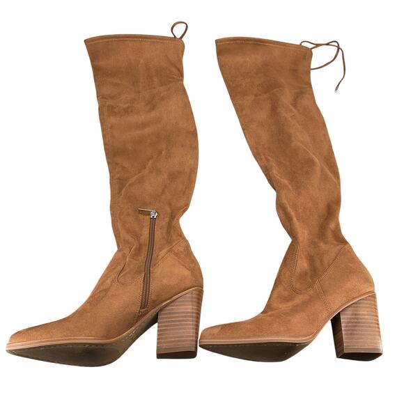 NEW Mark Fisher Women’s Garwin Over the Knee Boots Brown Size 6M - Picture 2 of 11